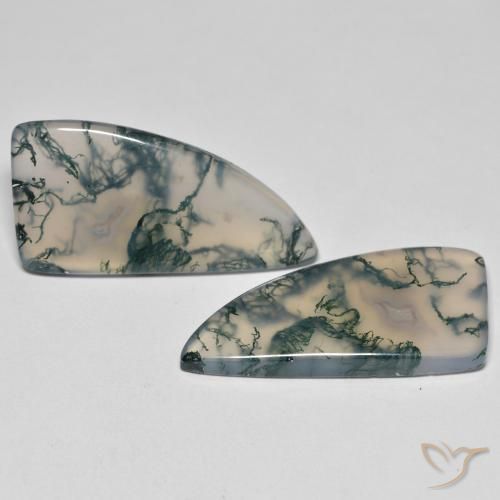 26.05 ct natürliche Mehrfarbig Moosachat-Edelsteine, Fantasie, Transparent