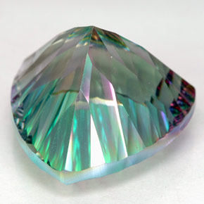 26,73 ctw natürlicher mehrfarbiger Mystik-Quarz, Trillion, IF