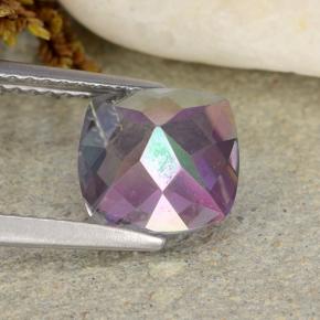 9,17 ctw natürlicher Mehrfarbig Mystischer Quarz, Kissenschliff, VVS-VS