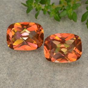 3.56 ct natürliche Mehrfarbig Mystischer Quarz-Edelsteine, Kissenschliff, VVS-VS