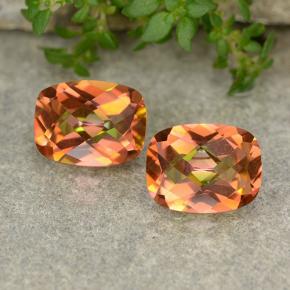 3.46 ct natürliche Mehrfarbig Mystischer Quarz-Edelsteine, Kissenschliff, VVS-VS