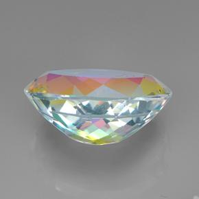 7,50 ctw natürlicher mehrfarbiger Mystik-Quarz, Oval Schliff, VVS-VS