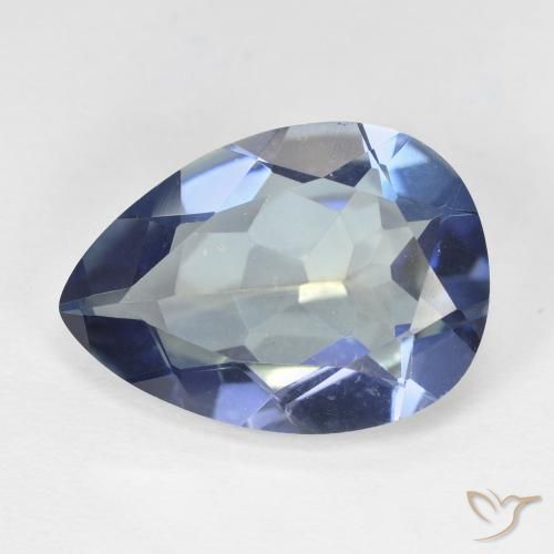 8.96ct Natürlicher Mehrfarbig Mystischer Quarz, Birnenform, VVS-VS