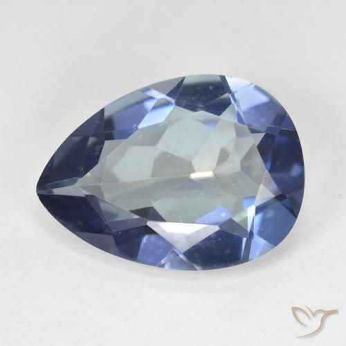 8.87ct Natürlicher Mehrfarbig Mystischer Quarz, Birnenform, VVS-VS
