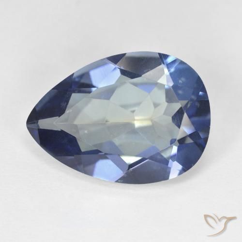 8.62ct Natürlicher Mehrfarbig Mystischer Quarz, Birnenform, VVS-VS