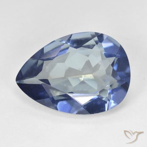 8.95ct Natürlicher Mehrfarbig Mystischer Quarz, Birnenform, VVS-VS