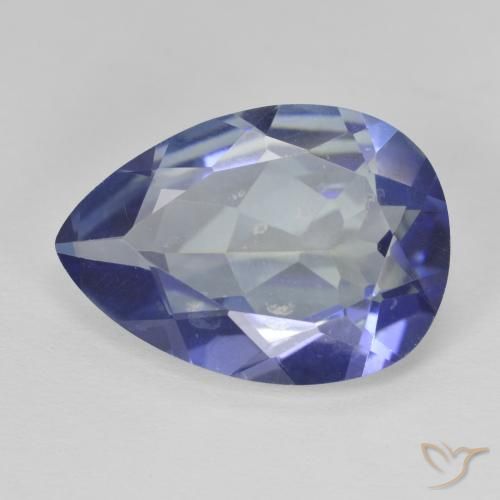 8.41ct Natürlicher Mehrfarbig Mystischer Quarz, Birnenform, VVS-VS