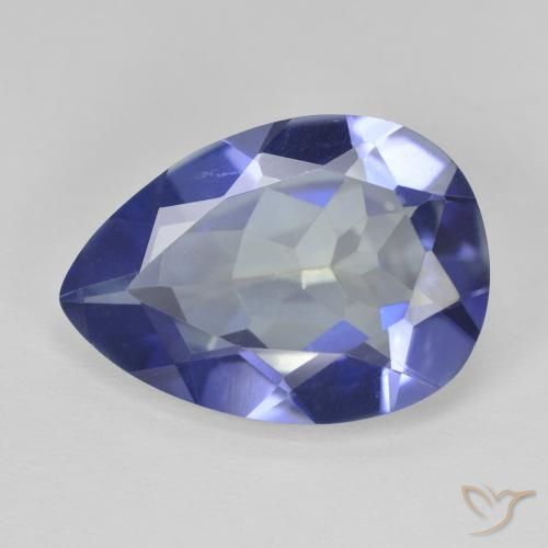 8.55ct Natürlicher Mehrfarbig Mystischer Quarz, Birnenform, VVS-VS