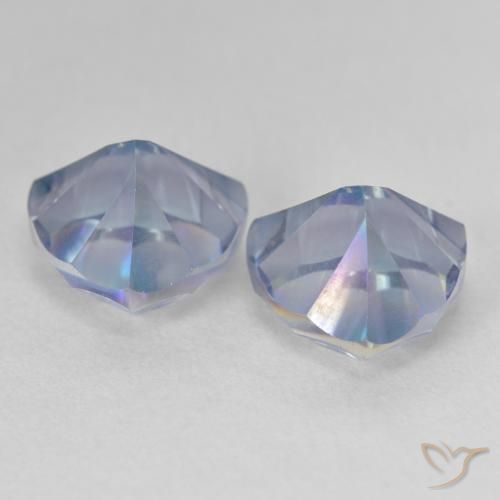 5.45 ct natürliche Mehrfarbiges Blau Mystischer Quarz-Edelsteine, Trillion, VS