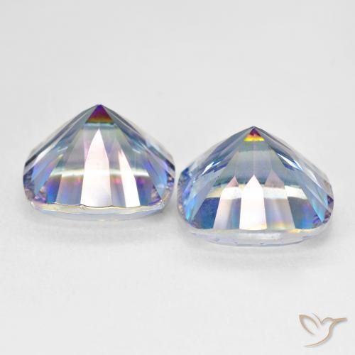 13.12 ct natürliche Mehrfarbig Mystischer Quarz-Edelsteine, Kissen, VS