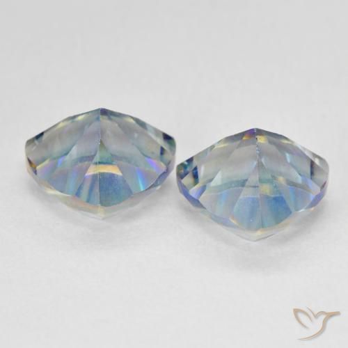 4,63 ct natürliche mehrfarbiger Mystik-Quarz-Edelsteine, Trillion, VS
