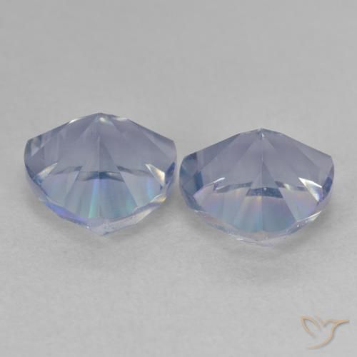 3.67 ct natürliche Mehrfarbig Mystischer Quarz-Edelsteine, Trillion, VS