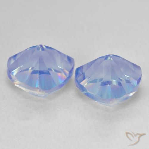 3.89 ct natürliche Mehrfarbig Mystischer Quarz-Edelsteine, Trillion, VVS-VS