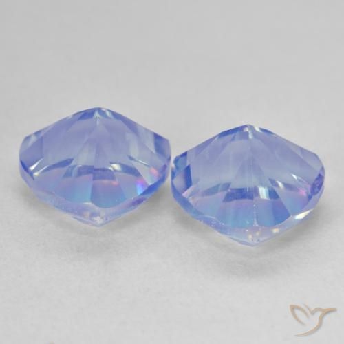 3.67 ct natürliche Mehrfarbig Mystischer Quarz-Edelsteine, Trillion, VVS-VS