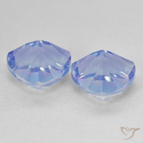 3.78 ct natürliche Mehrfarbig Mystischer Quarz-Edelsteine, Trillion, VVS-VS