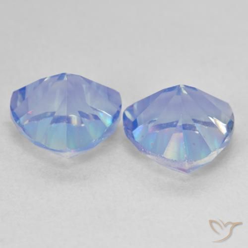 3.60 ct natürliche Mehrfarbig Mystischer Quarz-Edelsteine, Trillion, VVS-VS