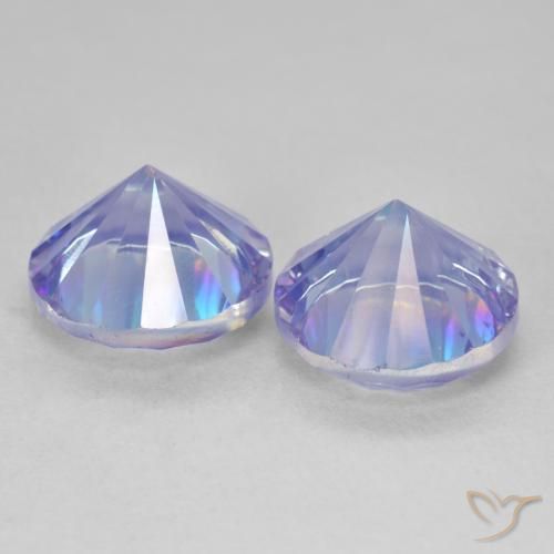 7.24 ct natürliche Mehrfarbig Mystischer Quarz-Edelsteine, Runden, VVS