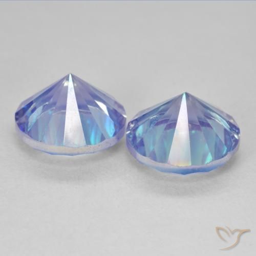 7.14 ct natürliche Mehrfarbig Mystischer Quarz-Edelsteine, Runden, VVS-VS