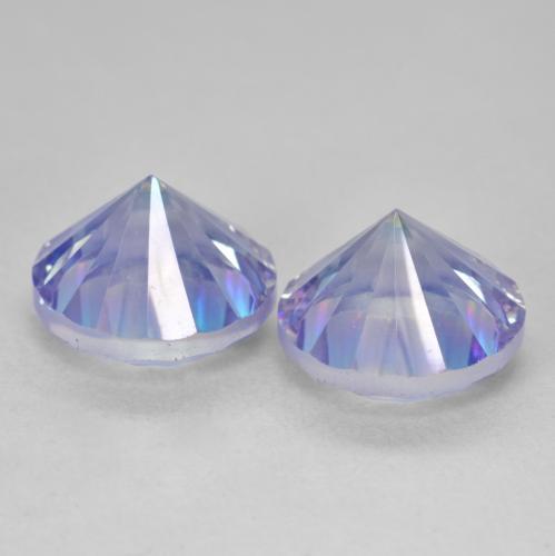 7.63 ct natürliche Mehrfarbig Mystischer Quarz-Edelsteine, Runden, VVS-VS