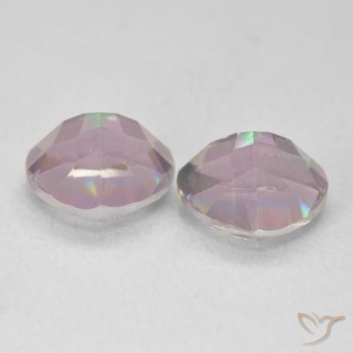 2.28 ct natürliche Mehrfarbig Mystischer Quarz-Edelsteine, Trillion, VVS-VS