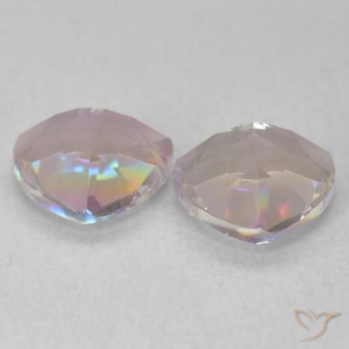 1.35 ct natürliche Mehrfarbig Mystischer Quarz-Edelsteine, Trillion, VVS