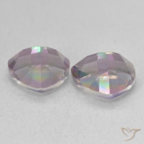 2.21 ct natürliche Mehrfarbig Mystischer Quarz-Edelsteine, Trillion, VVS