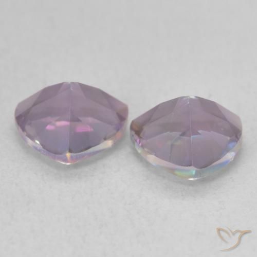 1.38 ct natürliche Mehrfarbig Mystischer Quarz-Edelsteine, Trillion, VVS