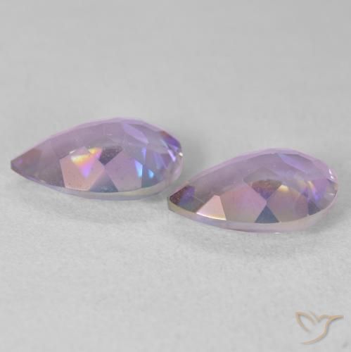 3.33 ct natürliche Mehrfarbig Mystischer Quarz-Edelsteine, Birnenform, VS