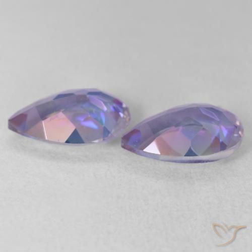 3.32 ct natürliche Mehrfarbig Mystischer Quarz-Edelsteine, Birnenform, VVS-VS
