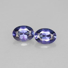  ct natürliche Violett Mystik-Topas-Edelsteine, Oval Schliff, VVS-VS