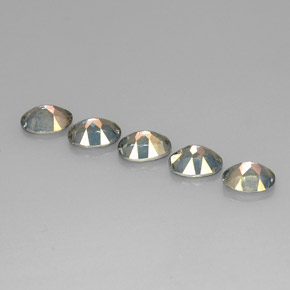  ct natürliche Blau Mystischer Topas-Edelsteine, Oval Schliff, VVS-VS