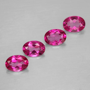  ct natürliche roter Mystik-Topas-Edelsteine, Oval Schliff, VVS