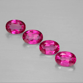  ct natürliche roter Mystik-Topas-Edelsteine, Oval Schliff, VVS
