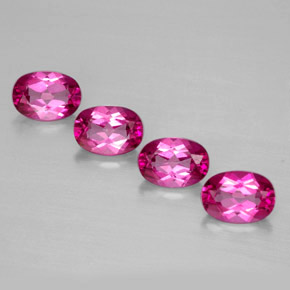  ct natürliche roter Mystik-Topas-Edelsteine, Oval Schliff, VVS