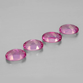  ct natürliche roter Mystik-Topas-Edelsteine, Oval Schliff, VVS
