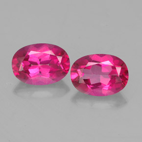  ct natürliche roter Mystik-Topas-Edelsteine, Oval Schliff, VVS