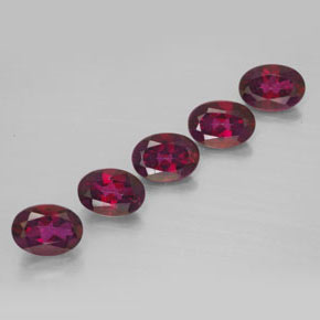  ct natürliche roter Mystik-Topas-Edelsteine, Oval Schliff, VVS-VS
