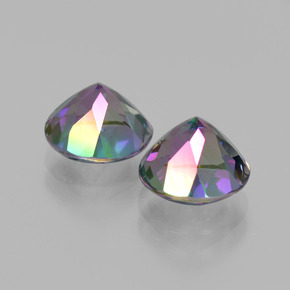  ct natürliche Regenbogen Mystischer Topas-Edelsteine, Rund Schliff, VVS-VS