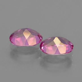  ct natürliche Lilaisch-rosa Mystischer Topas-Edelsteine, Oval Schliff, VS