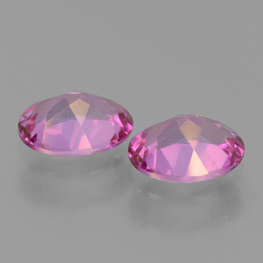 2.86 ct natürliche Lilaisch-rosa Mystischer Topas-Edelsteine, Oval Schliff, VS