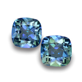  ct natürliche Mehrfarbig Mystik-Topas-Edelsteine, Kissenschliff, VVS-VS