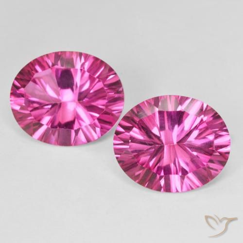 10.74 ct natürliche pink Mystischer Topas-Edelsteine, Oval, VVS-VS