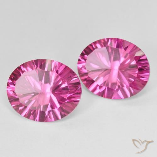 10.74 ct natürliche pink Mystischer Topas-Edelsteine, Oval, VVS-VS
