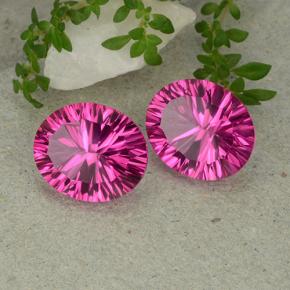 10.82 ct natürliche Tiefes Magenta Mystischer Topas-Edelsteine, Oval Schliff, VS
