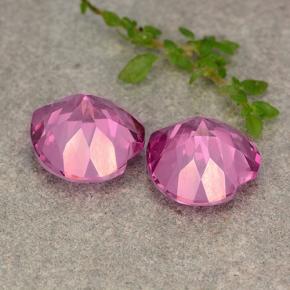 10.56 ct natürliche Tiefes Magenta Mystischer Topas-Edelsteine, Herzform, VVS-VS