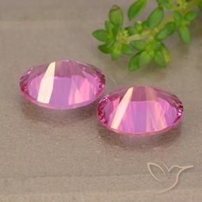 5,93 ct natürliche rosafarbener Mystik-Topas-Edelsteine, Oval Schliff, VVS-VS
