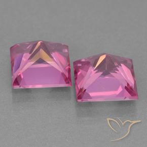 12.94 ct natürliche pink Mystischer Topas-Edelsteine, Quadrat, VVS-VS