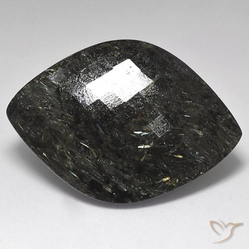 61.20ct Natürlicher Schwarz mit blauem Glanz Nuummit, Fantasie, Lichtundurchlässig