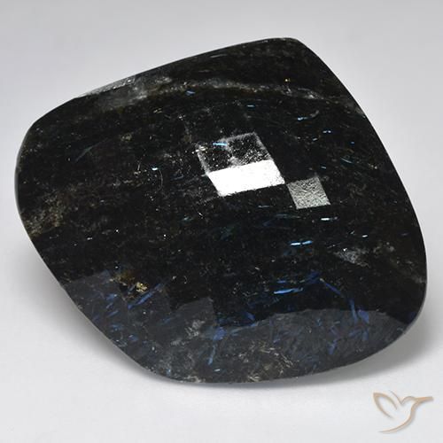 58.60ct Natürlicher Schwarz mit blauem Glanz Nuummit, Fantasie, Lichtundurchlässig