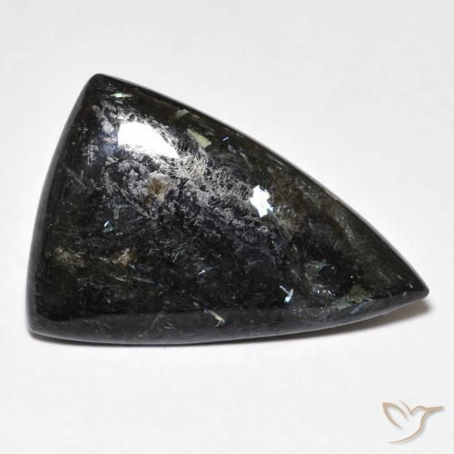 9,17 ctw natürlicher Schwarz Nuummite, Trillion, Lichtundurchlässig